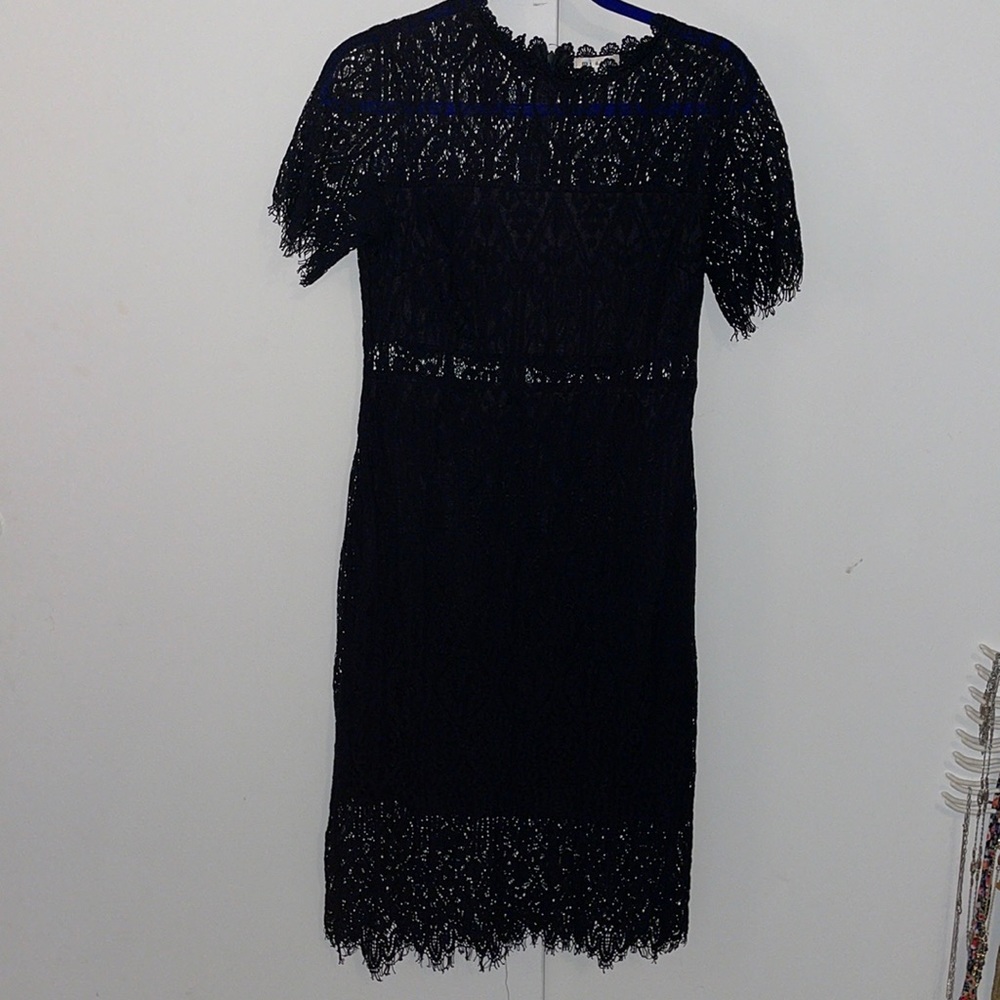 Francesca’s Eyelet Midi Dress